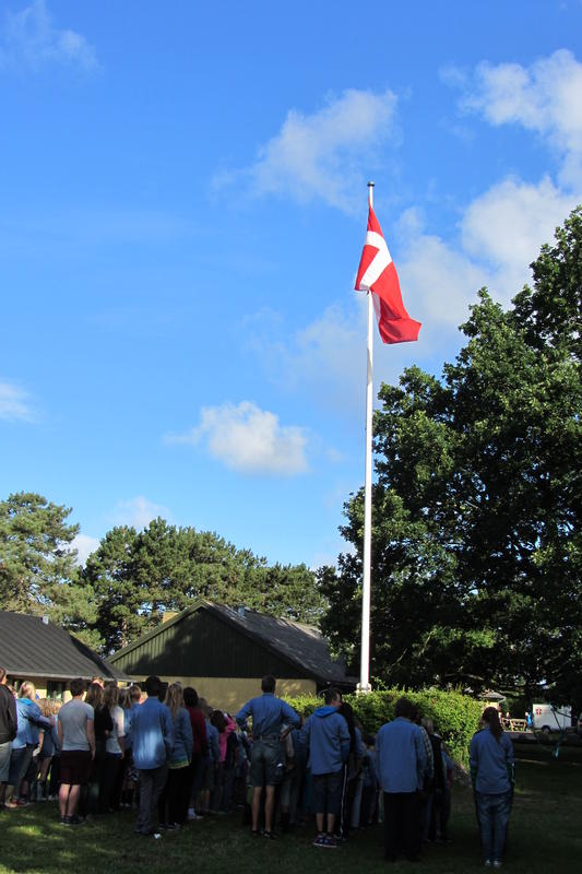 blå himmel og solskin