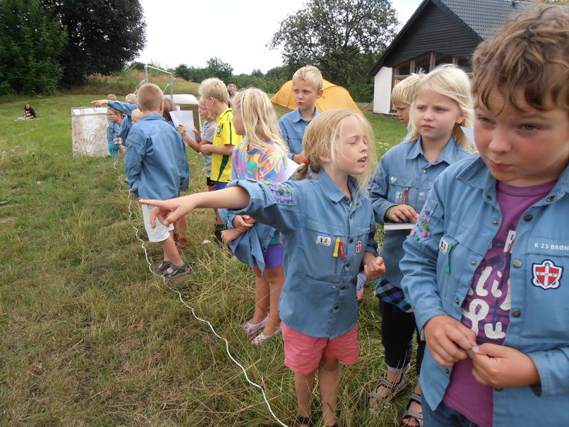 Nej, det er da ikke en and, det er en stork, der er på skiltet