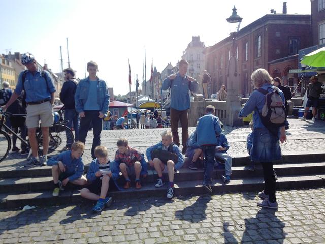 Pause for enden af Nyhavn