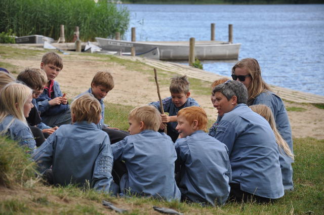 Snak i grupper til andagten