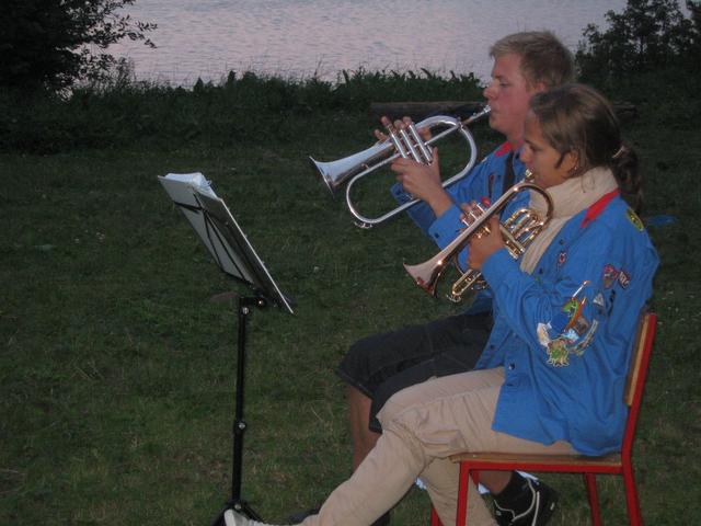 Odense havde levende musik til lejrbål